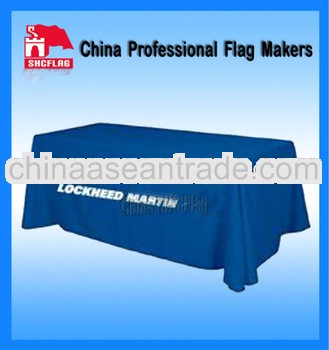 High quality!!! 300D polyester trade show tablecloths