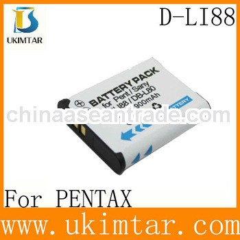 High quality Camera Battery for Pentax D-Li88 DLi88 D-L188 factory supply