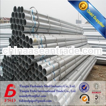 High quality Carbon Galvanized hollow steel tube made in china