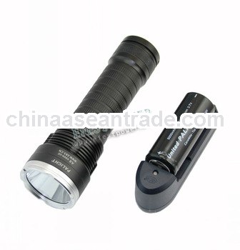 High quality PALIGHT A8 T6 LED Flashlight with rechargeable Battery