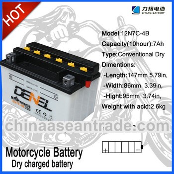 High quality motorcycle battery manufacturer