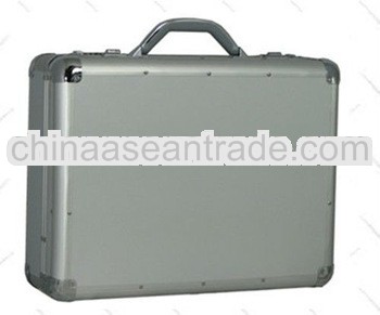 High quality silver aluminum first aid tools case round corner