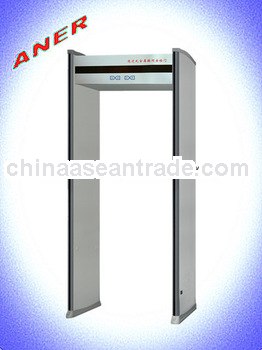 High sensitivity airport security door frame metal detector with LCD screen