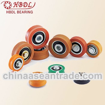 High speed miniature v groove bearings