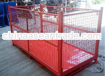 High strength and heavy duty storage pallet metal container