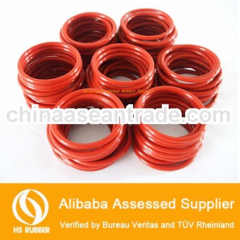 High tensile red silicone o ring