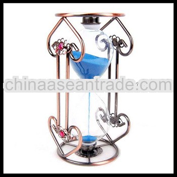 Home Decoration Metal Crafts Hourglass Timer