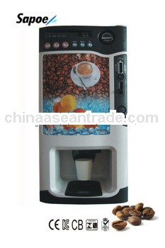 Hot & Cold Auto Coffee Dispenser Coin Operated Vending Machine for Sale