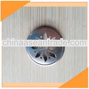 Hot Sale 70mm Silver Daisy Cap For Glass Jar