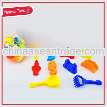 Hot colorful Plastic beach sand moulds kids toys