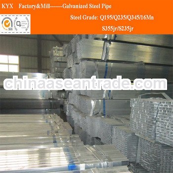Hot dipped Galvanized Hollow Section Pipes