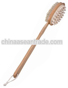 Hot long handle wooden bathing brush bath brush