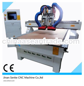 Hot sale 2 heads air cooling cnc machine for funiture