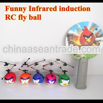 Hot sale Funny Infrared induction rc cartoon with light flying ball