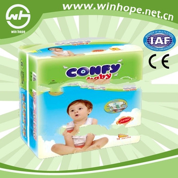 Hot sale!Soft breathable with magic tapes infant baby diapers