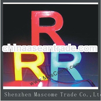 Hot sales! Popular resin led sign in Europe