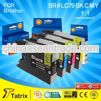 Hot selling !!! High quality factory direct price Compatible Ink Cartridge LC79 LC75 for Brother ink