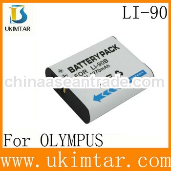 Hot selling replacement camera camcorder battery for Olympus LI-90B factory supply