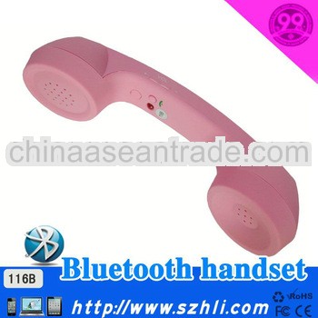 Hot style Low radiation volume adjustable bluetooth mobile phone handset 116B