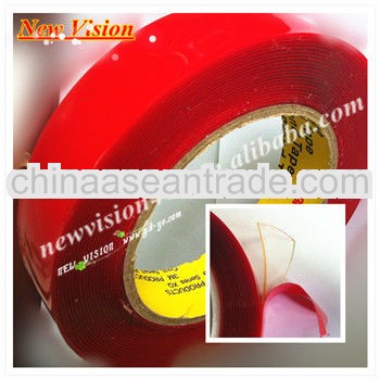 Hot szie 20mm*5m with high temperature resistance clear acrylic foam tape