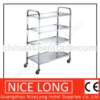 Hotel kitchen equipment food trolley cart