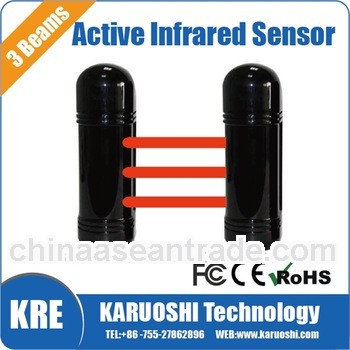 House perimeter infrared security barriers