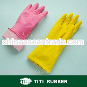 Household rubber latex gloves for cleaning