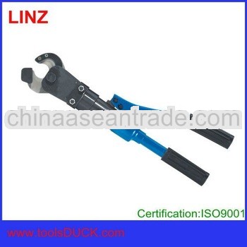 Hydraulic wire rope and cable cutter