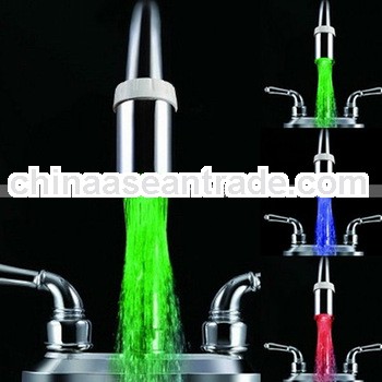 Hydro power led water faucet light, shenzhen led lighting kitchen gadget