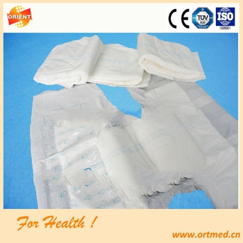 Hygiene PE film waterproof adult incontinence diaper