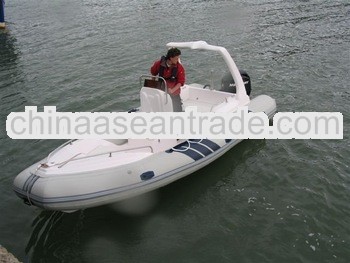 Hypalon material 5.8M RIB boat