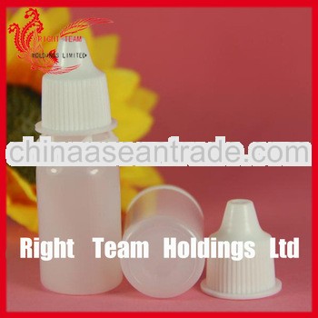 ISO 8317,10ml plastic squeeze dropper bottles with labels Blow Injection