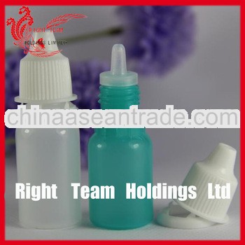 ISO 8317,soft colored squeeze bottles 10ml Blow Injection