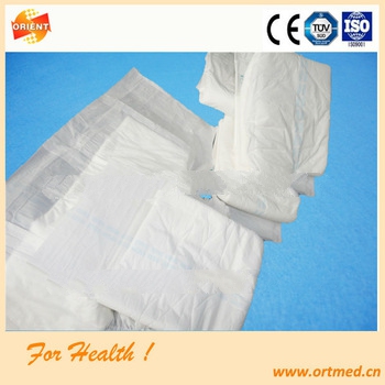 ISO approved PE film waterproof adult incontinence diaper