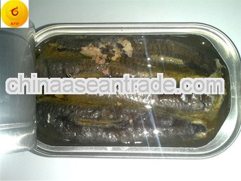 Import newly canned sardine sardines with vegetable oil