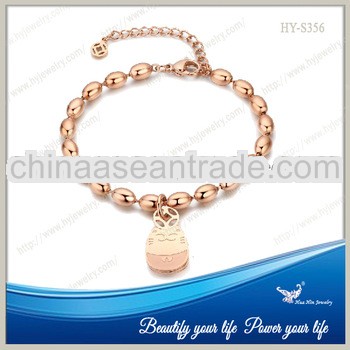 In Stock Popular at high quality fashion bracelet with cute animal HY-S356