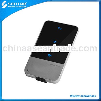 Industrial 3G WiFi Router with SIM Card Slot, 1500mAh Battery