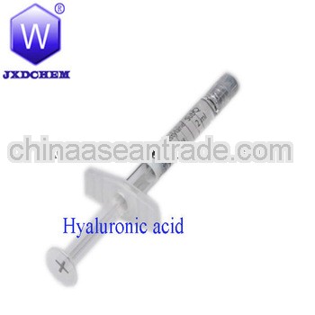 Injection grade high purity hyaluronic acid