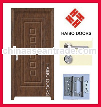 Interior Wooden PVC rooms doors (HB-8027)