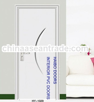 Interior flat PVC Door for bedroom (HB-109)