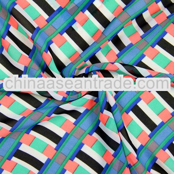 Irregular Pattern Printing Chiffon Fabric Textiles