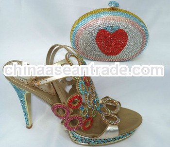 Italian shoes and matching bags wedding shoes