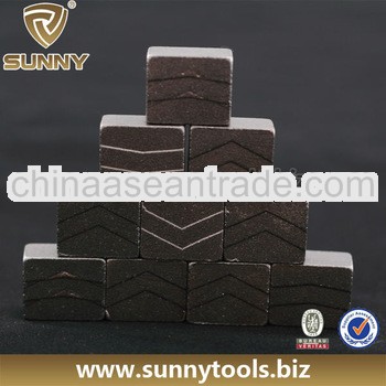 Italy quality standard diamond saw blade segment for stone concrete