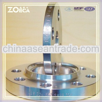 JIS B2220 Slip On Pipe Flange No Hub