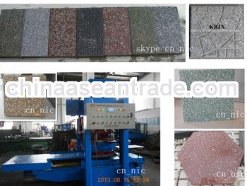 KB125E600 China supplier concrete roof terrazzo tile machinery