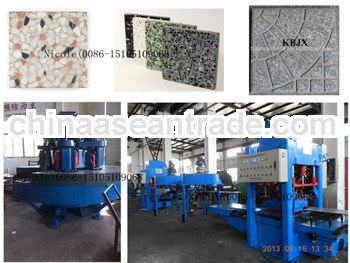 KB125E Automatic terrazzo tile machinery/terrazzo tile machine