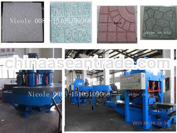 KB125E Concrete tile terrazzo floor tile making machine