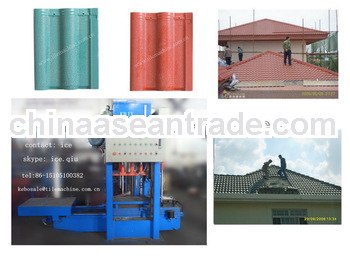 KB-125C Hydraulic press cement roof tile making machine