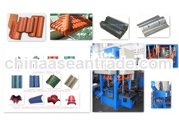 KB-125C Hydraulic pressure roof tile machine/concrete roof tile machine