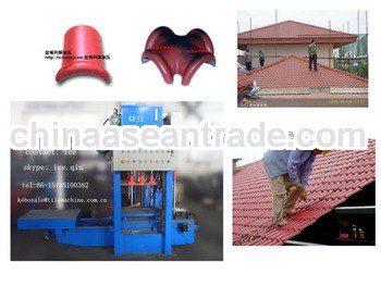 KB-125C roofing tile concrete roof tile machine/low price tile machine